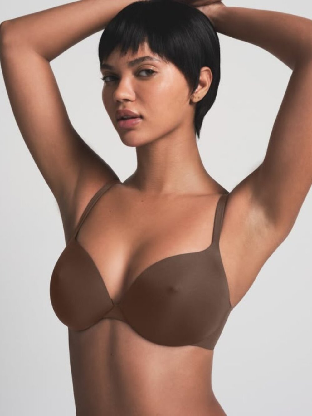 NWT SKIMS Ultimate Nipple Bra Wireless Push-Up Jasper 42D